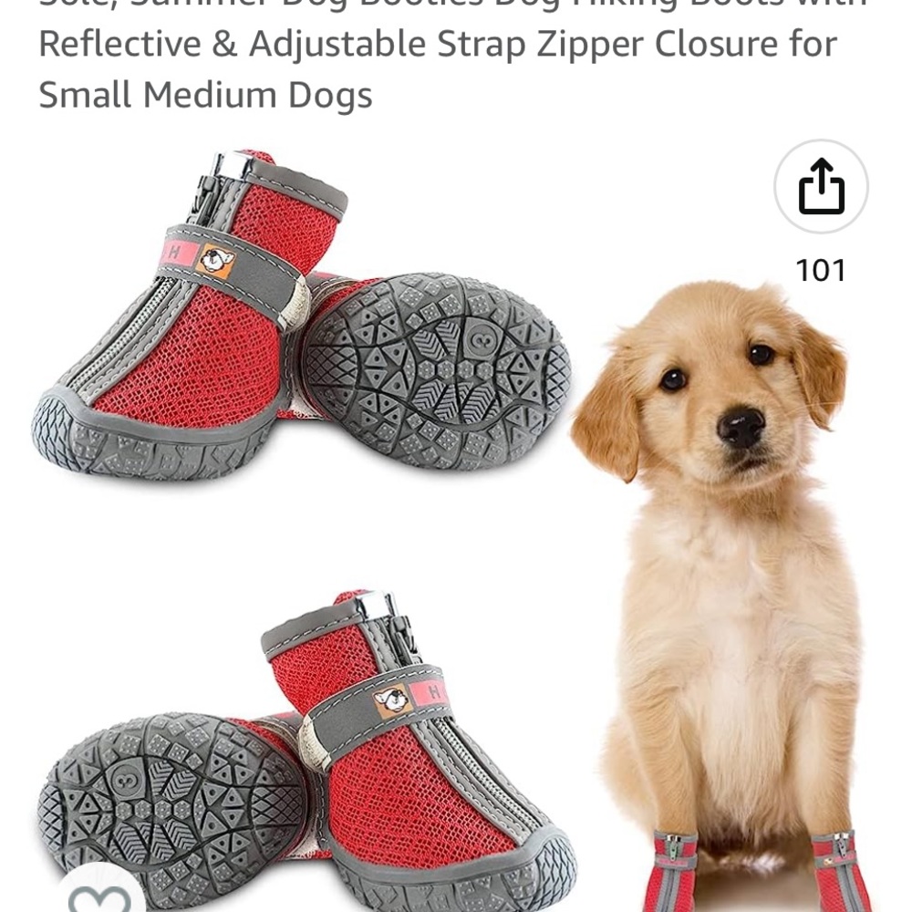 Size 2 dog booties, perfect for asphalt, trails and wet conditions. Brand new!